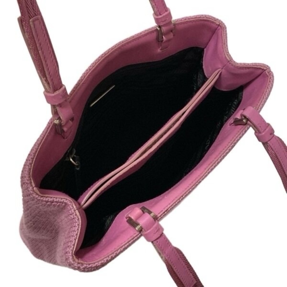 Prada 1999 pink knitted wool bag - Picture 7 of 8